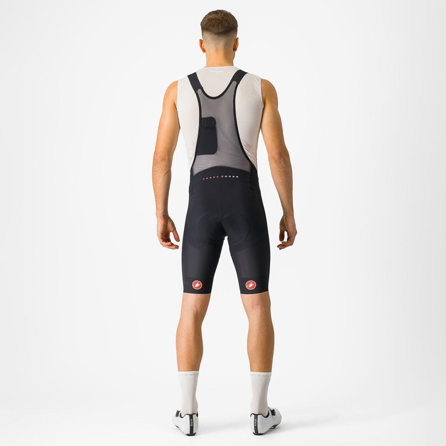 Castelli SUPERLEGGERA Rövidnadrág Bib-vel Férfi Fekete | OJDWBXK-47