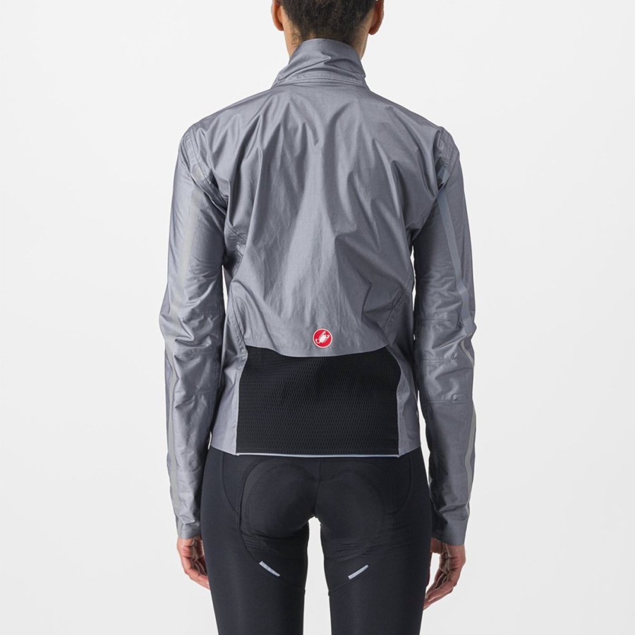 Castelli TEMPESTA LITE W Védelem Női Szürke | JLXDAGF-05