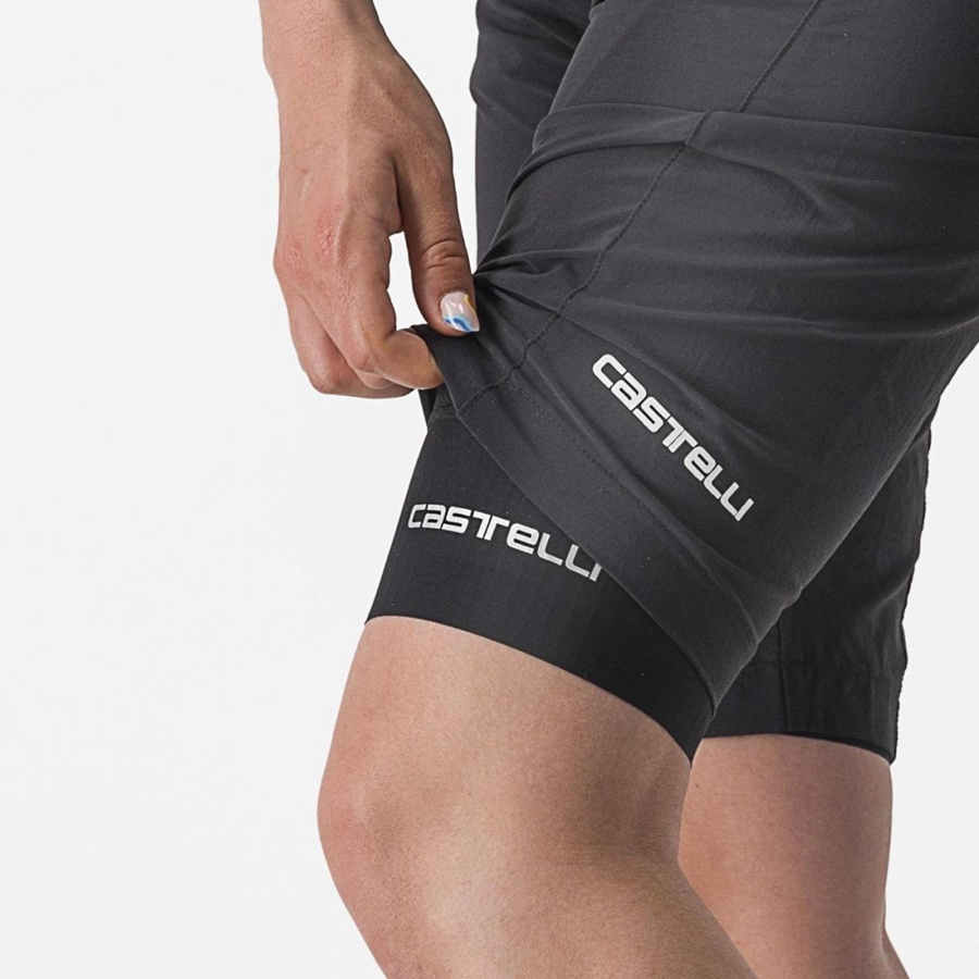 Castelli TRAIL W LINER Rövidnadrág Női Fekete | FUWBQJH-18