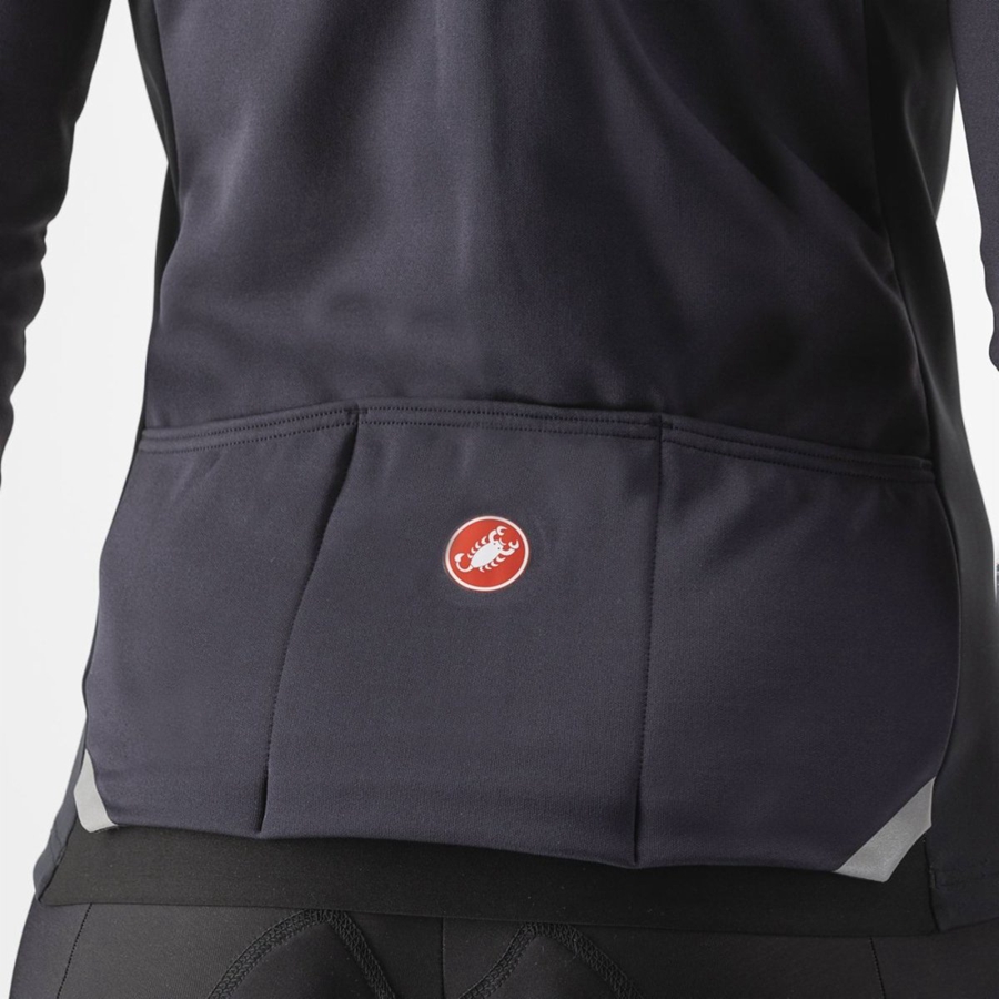 Castelli TRANSITION 2 W Kabát Női Fekete | MKWVNTX-30