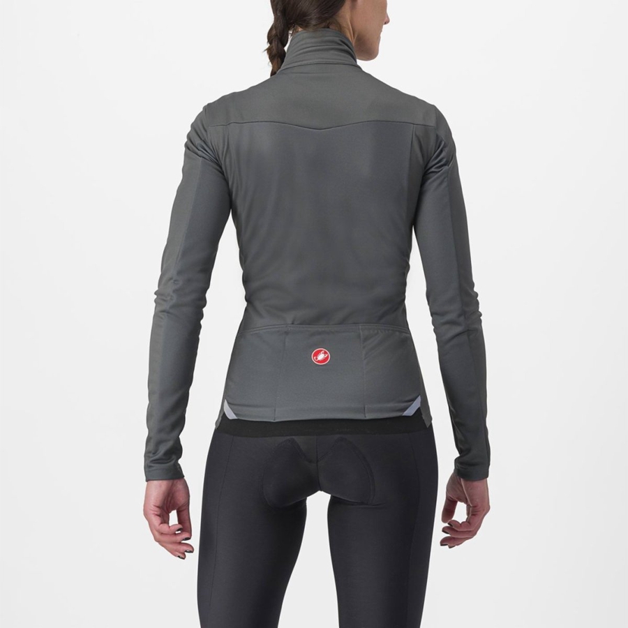 Castelli TRANSITION 2 W Kabát Női Szürke | FYBCWEQ-49