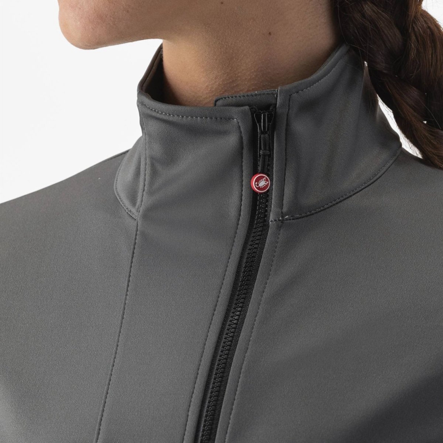 Castelli TRANSITION 2 W Kabát Női Szürke | FYBCWEQ-49