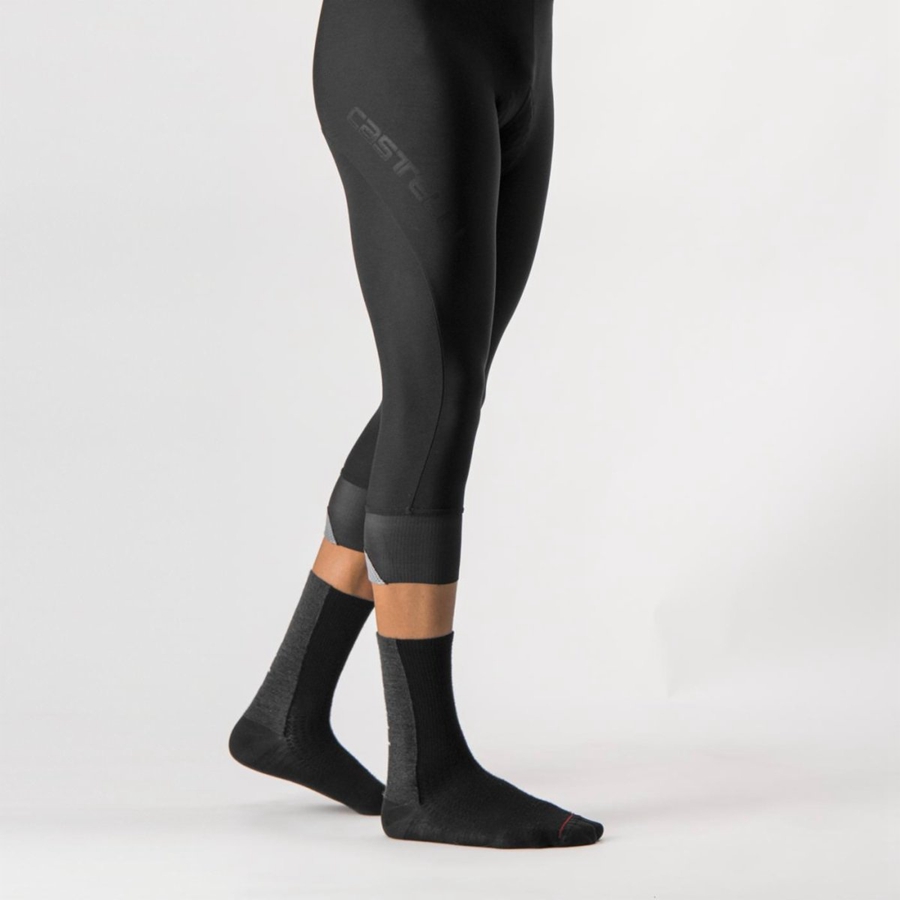 Castelli TUTTO NANO BIB KNICKER Leggings Férfi Fekete | RNIGHDX-89