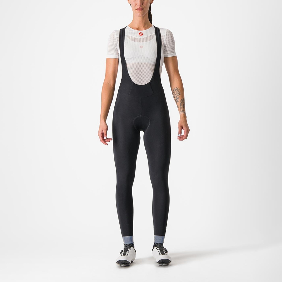 Castelli TUTTO NANO W Harisnya Bib-vel Női Fekete | GWYHDPL-97