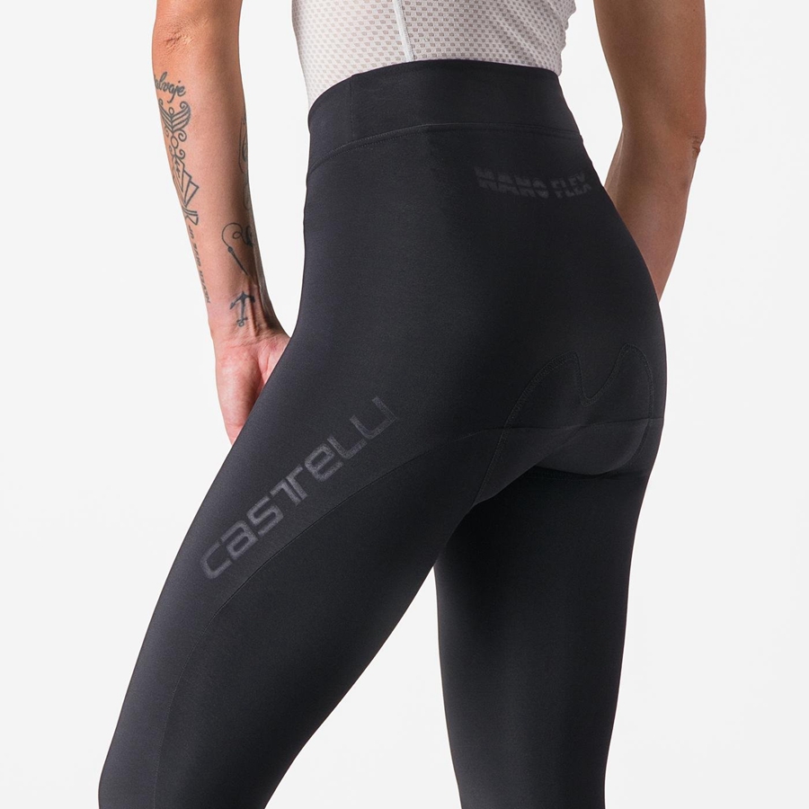 Castelli TUTTO NANO W Leggings Női Fekete | IZXMPHB-87