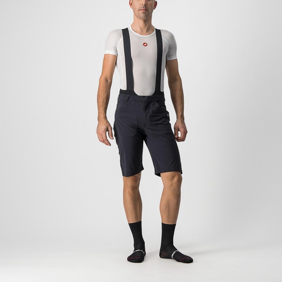 Castelli UNLIMITEDGY Rövidnadrág Férfi Fekete | HGMQWZI-51