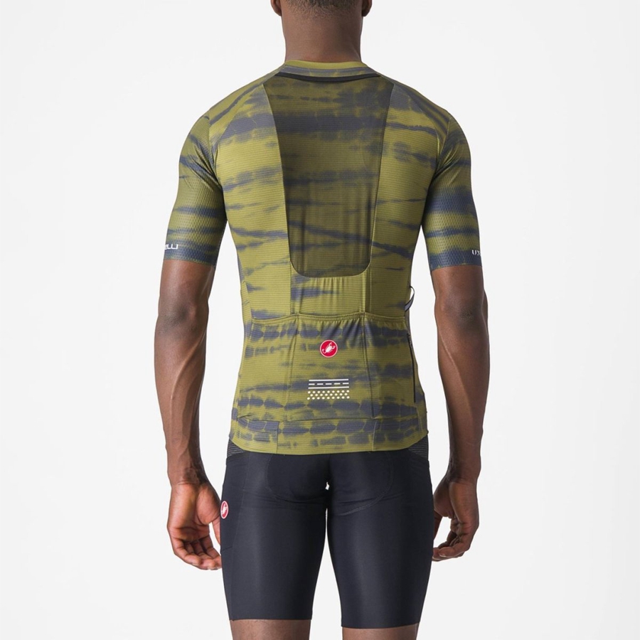 Castelli UNLIMITED PRO Mez Férfi Olivazöld | KVXLDBF-59