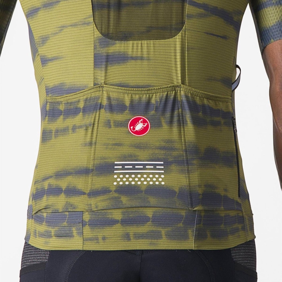 Castelli UNLIMITED PRO Mez Férfi Olivazöld | KVXLDBF-59