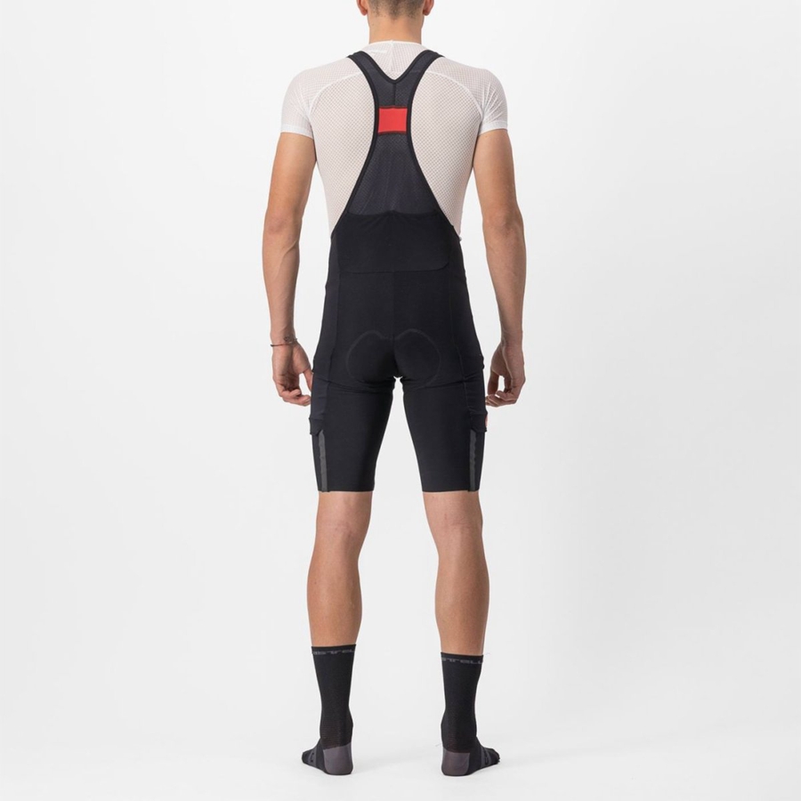 Castelli UNLIMITED THERMAL Rövidnadrág Bib-vel Férfi Fekete | IBNSOFE-48