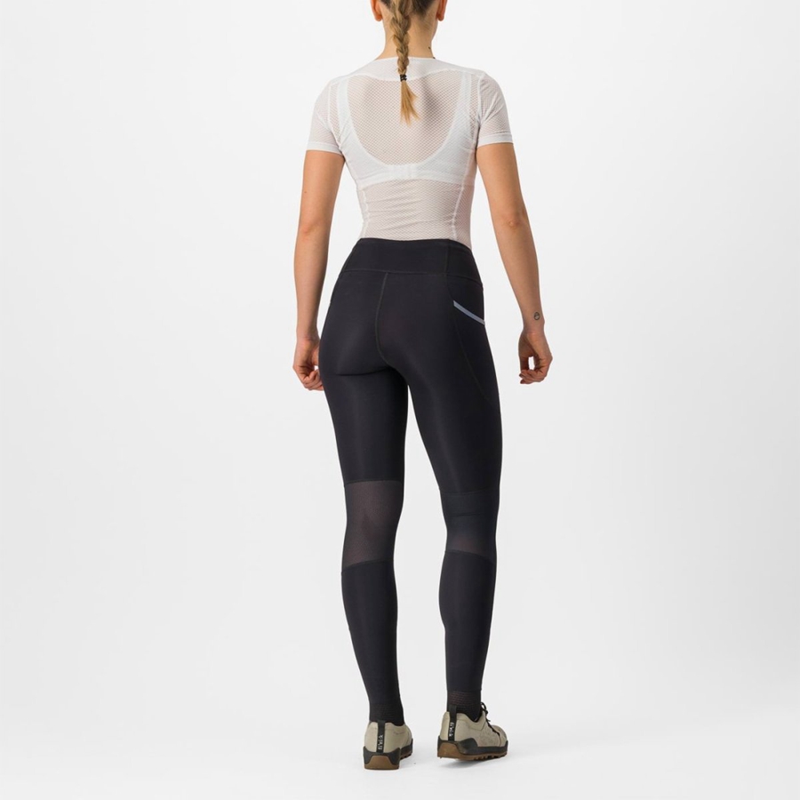 Castelli UNLIMITED TRAIL W Leggings Női Fekete | ZQWKDLI-89