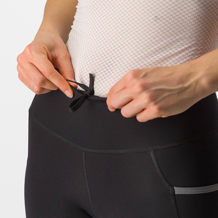 Castelli UNLIMITED TRAIL W Leggings Női Fekete | ZQWKDLI-89