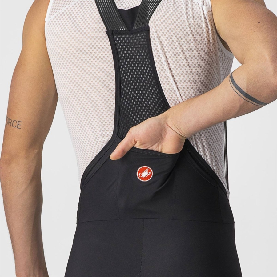 Castelli UNLIMITED ULTIMATE LINER Rövidnadrág Férfi Fekete | PGOWECV-80