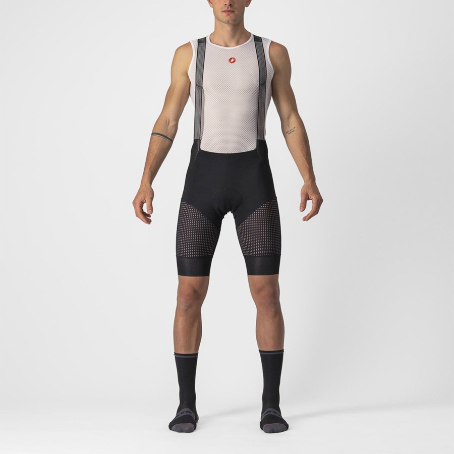 Castelli UNLIMITED ULTIMATE LINER Rövidnadrág Férfi Fekete | PGOWECV-80