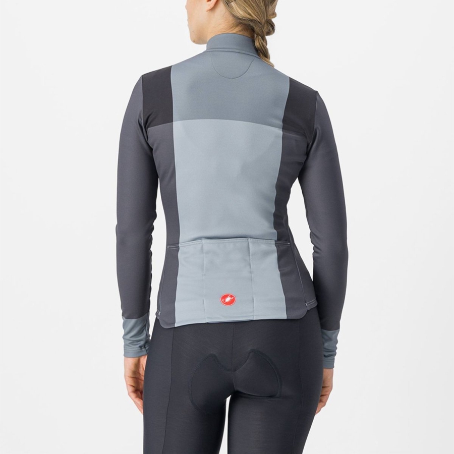 Castelli UNLIMITED W THERMAL Mez Női Fekete Szürke | CUPKWTX-60