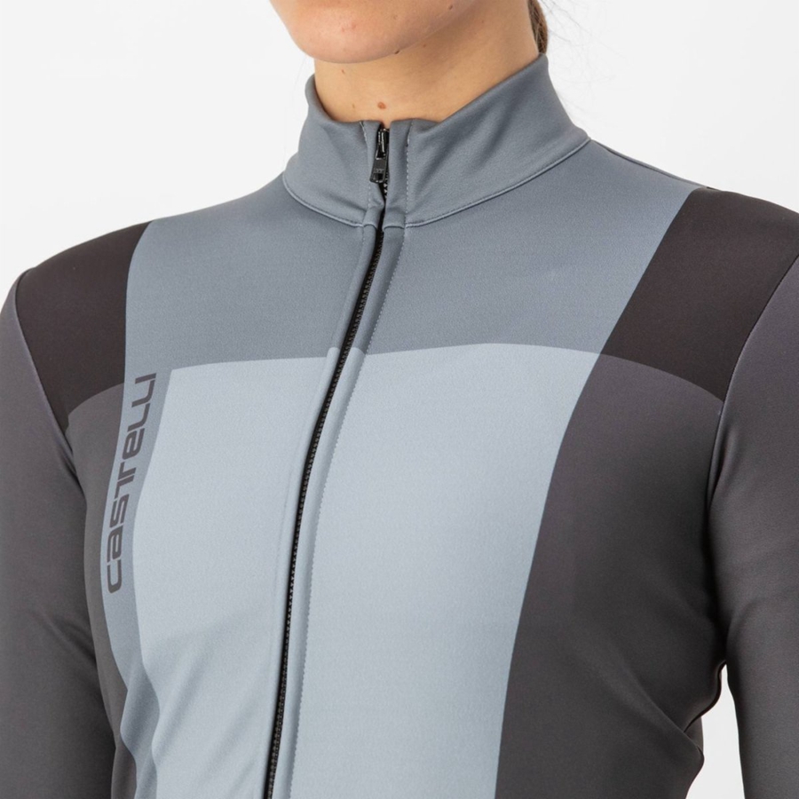 Castelli UNLIMITED W THERMAL Mez Női Fekete Szürke | CUPKWTX-60