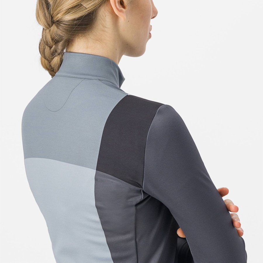 Castelli UNLIMITED W THERMAL Mez Női Fekete Szürke | CUPKWTX-60