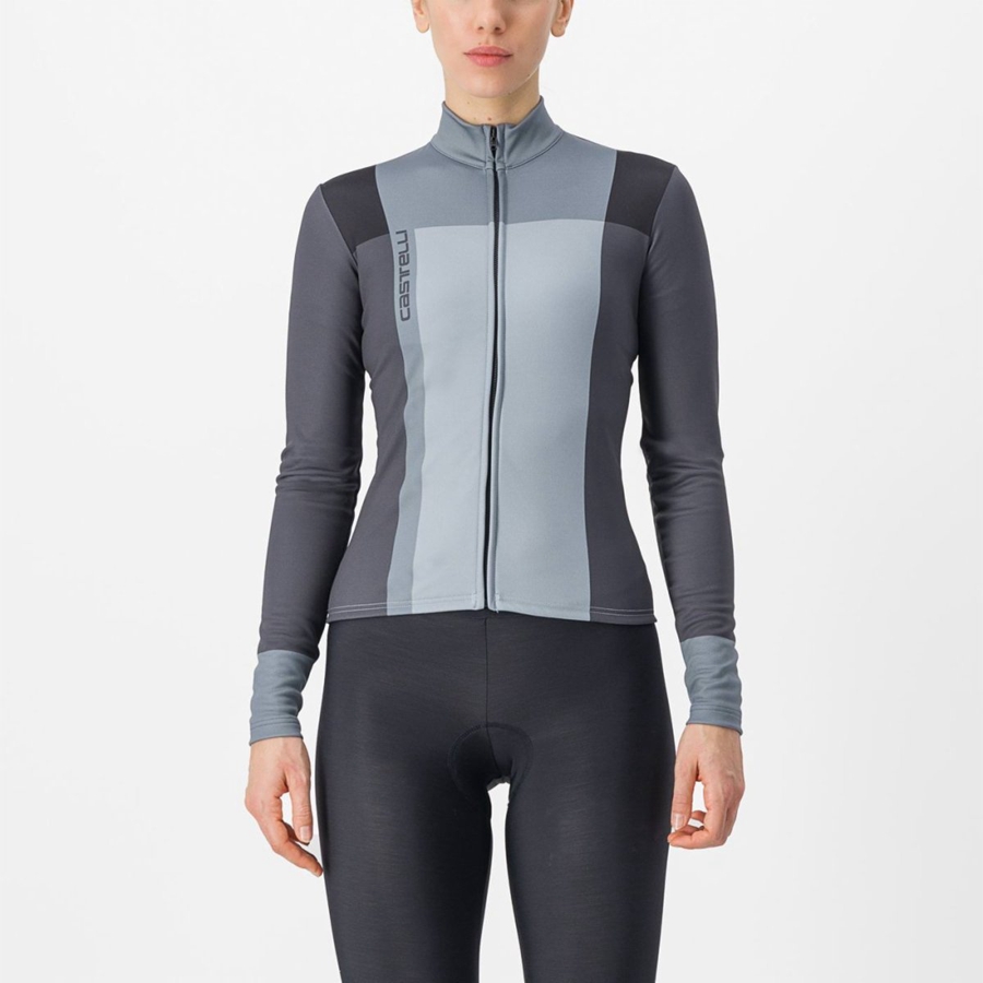 Castelli UNLIMITED W THERMAL Mez Női Fekete Szürke | CUPKWTX-60