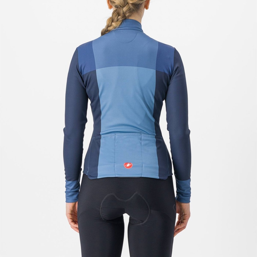 Castelli UNLIMITED W THERMAL Mez Női Kék Kék | BZHESMR-29