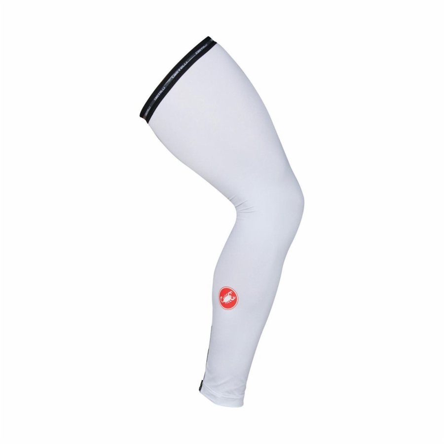 Castelli UPF 50 + LIGHT LEG SLEEVES Lábmelegítő Női Fehér | UKAROGM-61