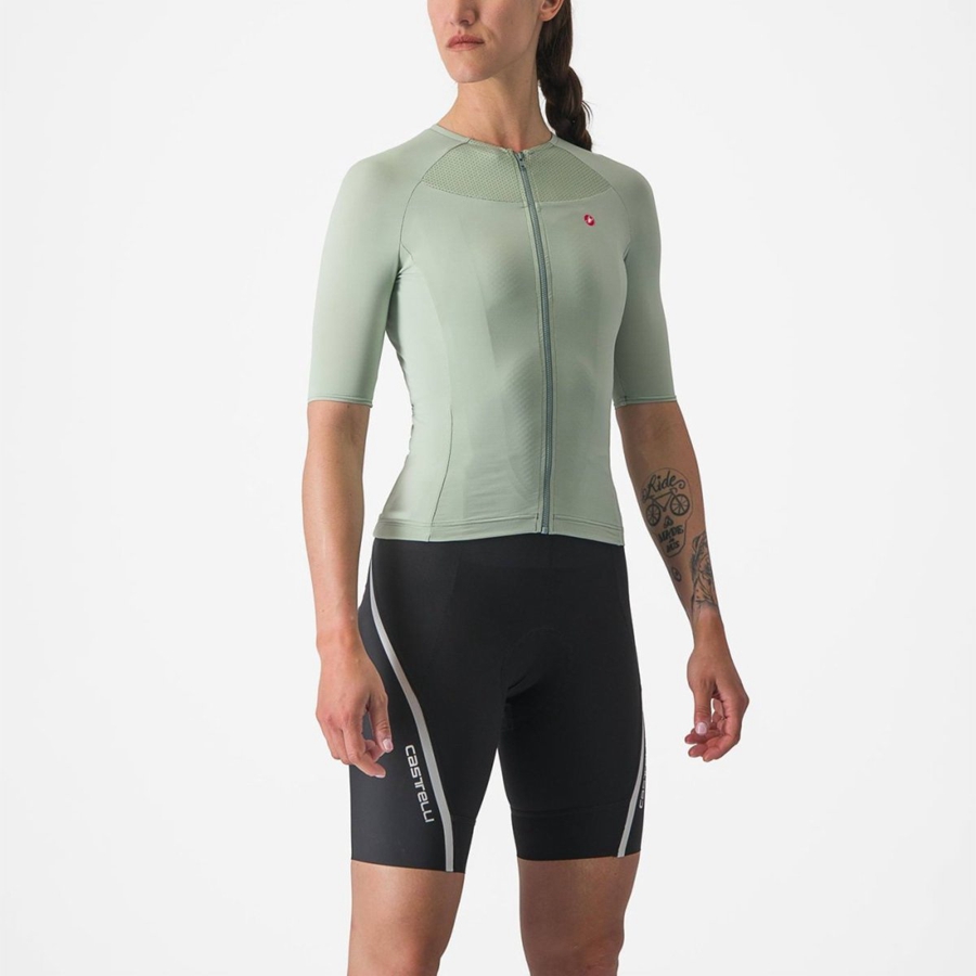 Castelli VELOCISSIMA 2 Mez Női Zöld Kék | ZNXJFPA-27