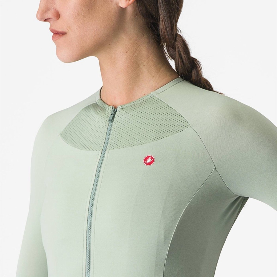 Castelli VELOCISSIMA 2 Mez Női Zöld Kék | ZNXJFPA-27