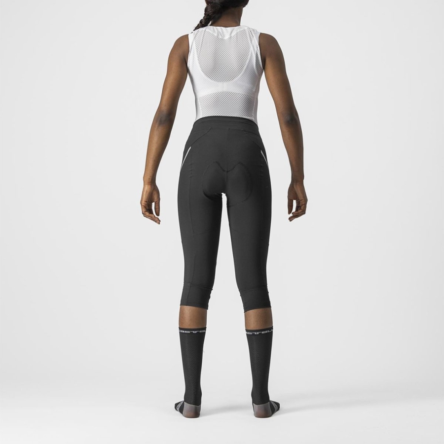 Castelli VELOCISSIMA 3 KNICKER Leggings Női Fekete Titán | PSEJQON-23