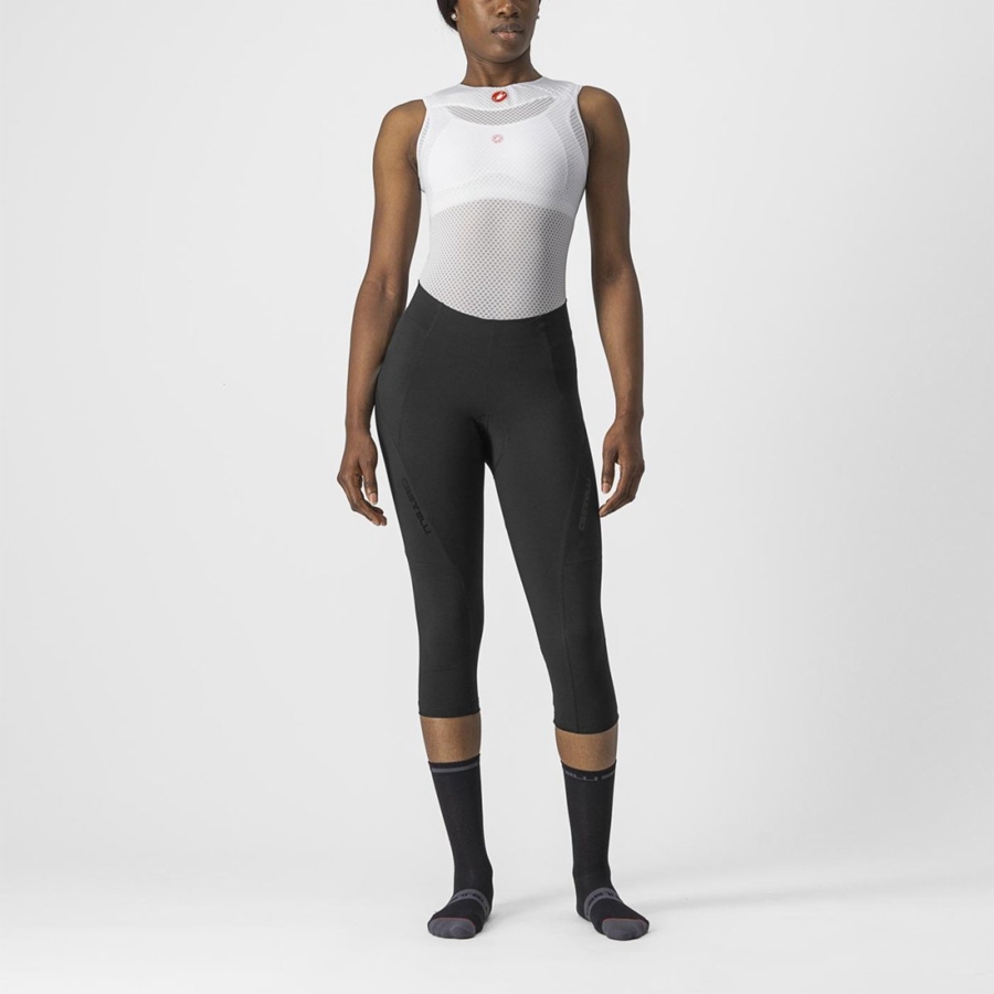 Castelli VELOCISSIMA 3 KNICKER Leggings Női Fekete Fekete | SOGAILP-51