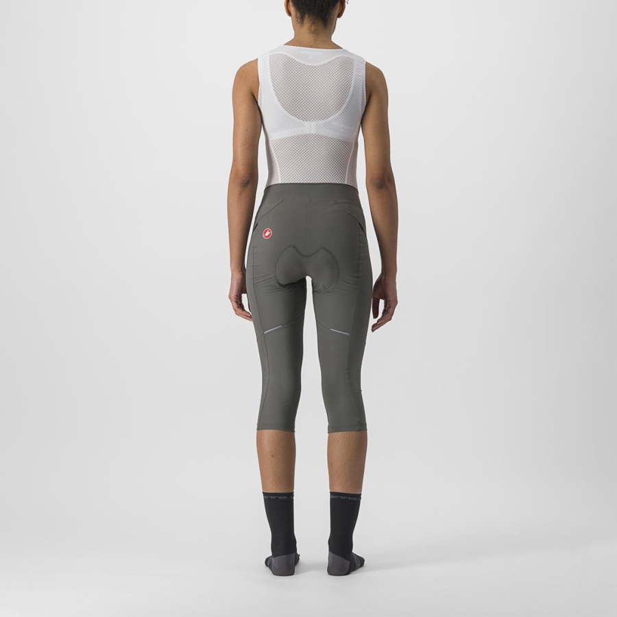 Castelli VELOCISSIMA 3 KNICKER Leggings Női Szürke Sötétszürke | HPNSWUT-36