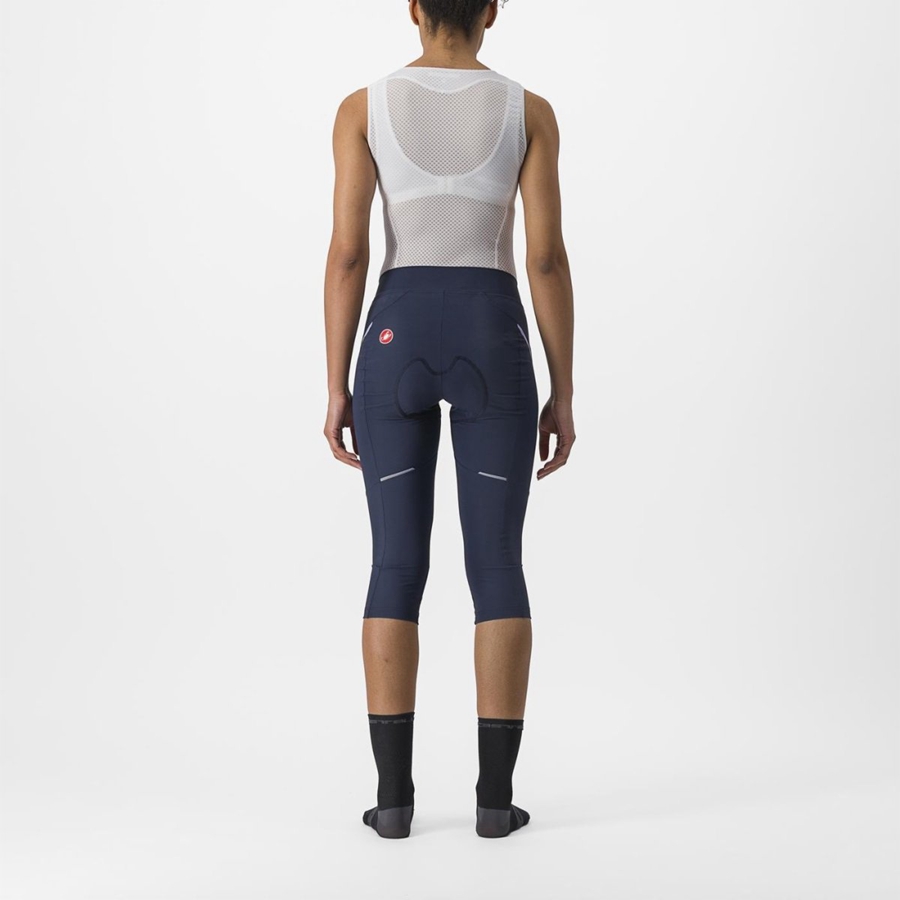 Castelli VELOCISSIMA 3 KNICKER Leggings Női Kék Lila Fehér | ZKRYDIO-20