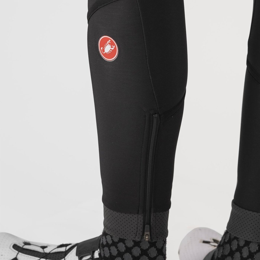 Castelli VELOCISSIMA DT Harisnya Bib-vel Női Fekete Fekete | ZEWJMXR-32