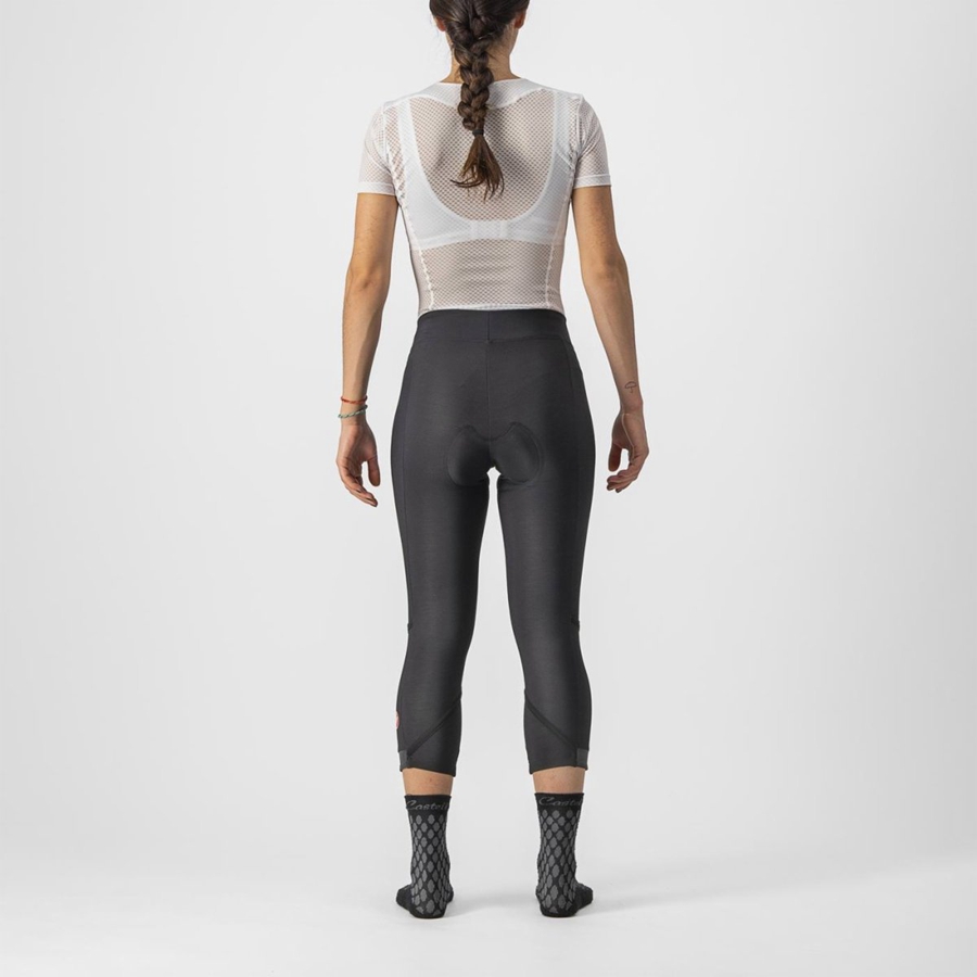 Castelli VELOCISSIMA THERMAL KNICKER Leggings Női Fekete Fekete | OWFZPSN-92