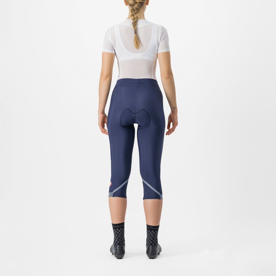 Castelli VELOCISSIMA THERMAL KNICKER Leggings Női Kék Titán | HYOBGLA-89