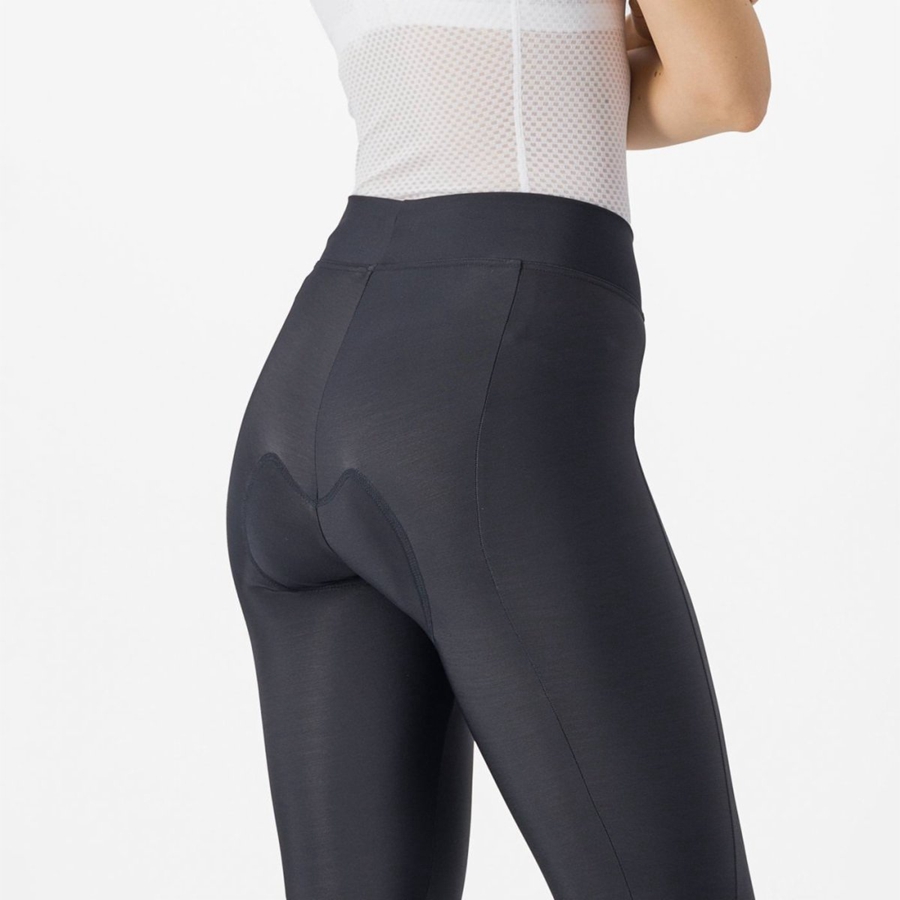 Castelli VELOCISSIMA THERMAL Leggings Női Fekete Menta Fekete | EPNLIKX-84