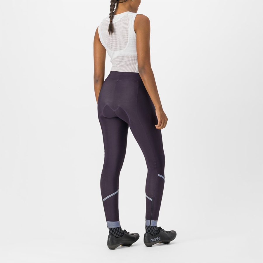 Castelli VELOCISSIMA THERMAL Leggings Női Titán | KJVEAYH-26